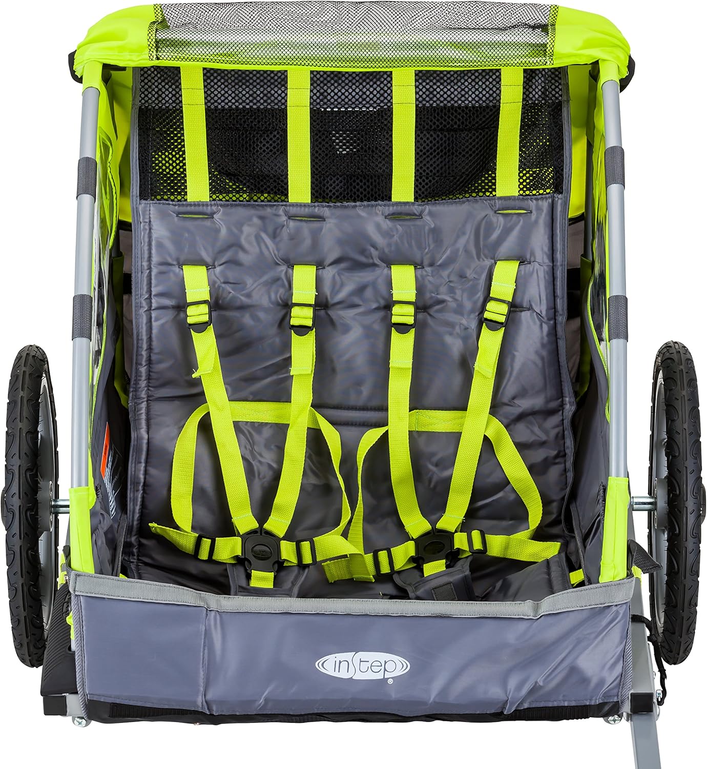 instep quick n ez 10 double bike trailer and stroller