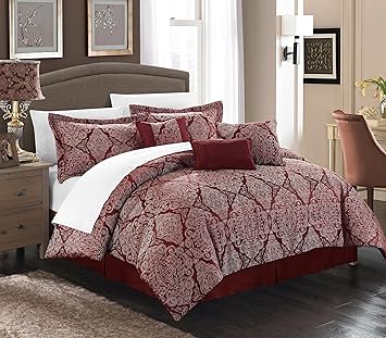 Amazon Com Chic Home 11 Piece Jessica Embossed Traditional