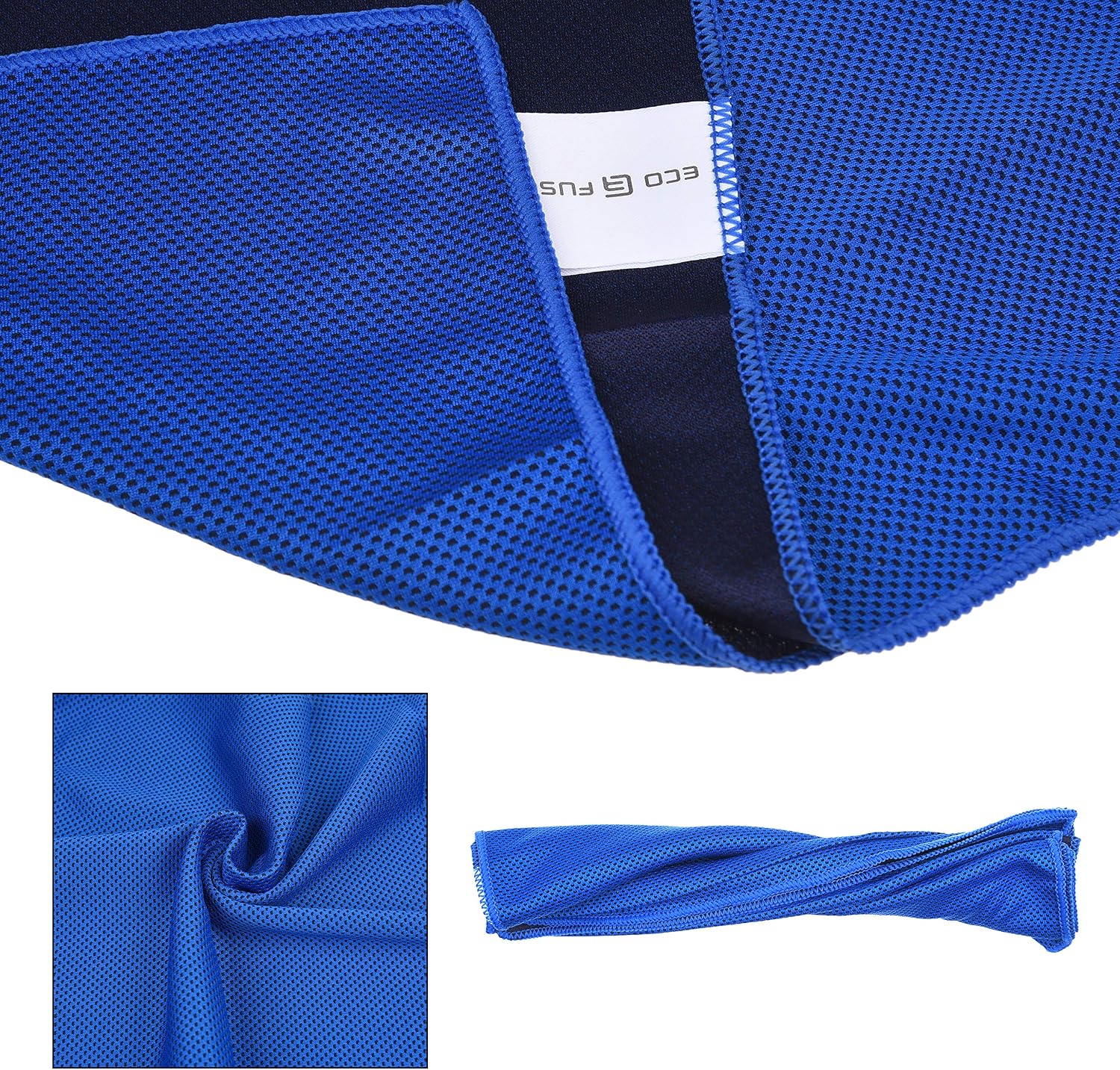 ECO-FUSED Cooling Towel, 2 Pack, Absorbent Compact Cooling Towel for Indoor and Outdoor Activities, Gym Workout, Yoga - Image 4