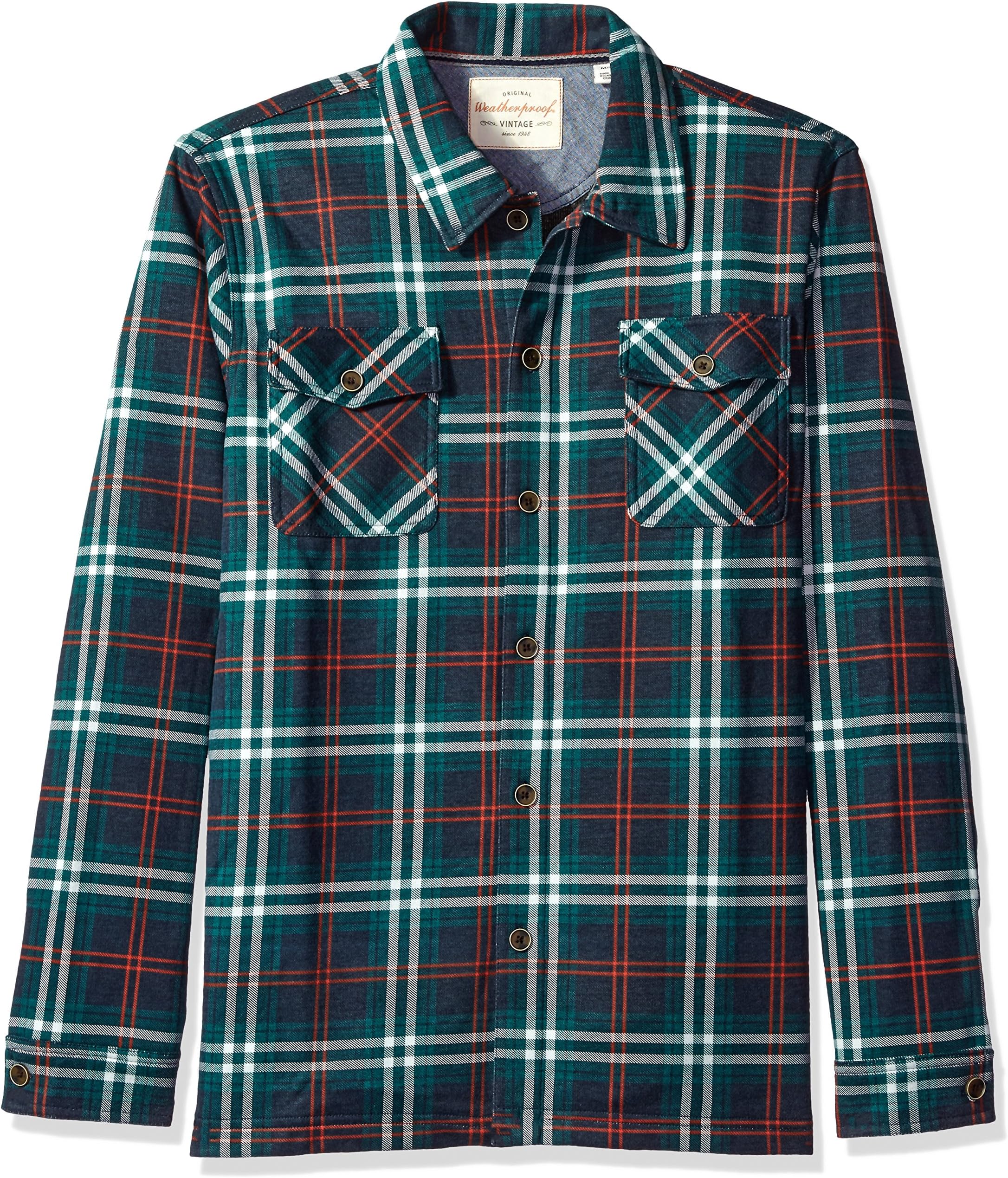 Weatherproof Vintage Men's Fleece Back Shirt Jacket