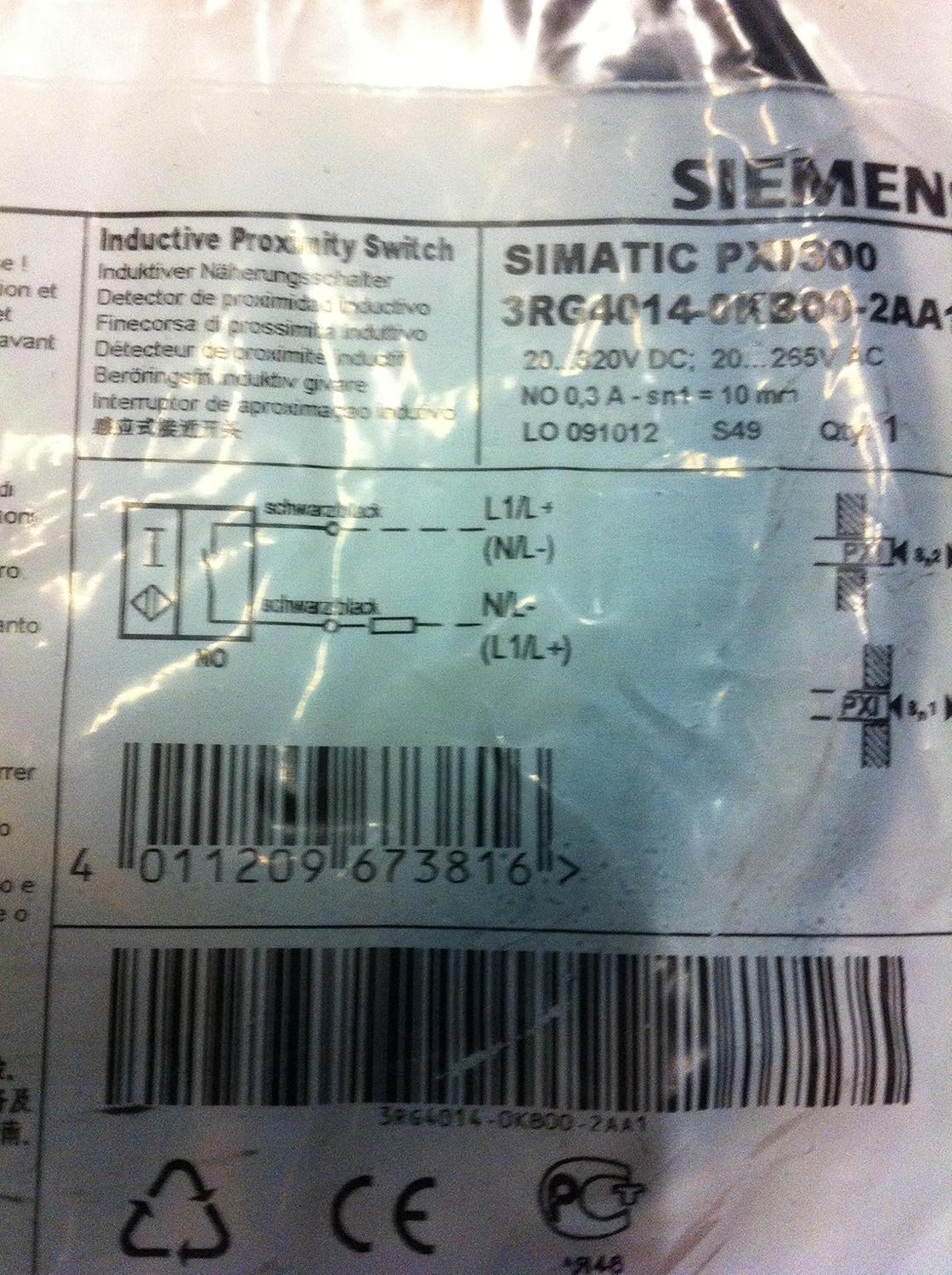 Siemens Simatic pxi300 3rg4014 - 0 KB00 - 2 AA1: Amazon.es: Industria, empresas y ciencia
