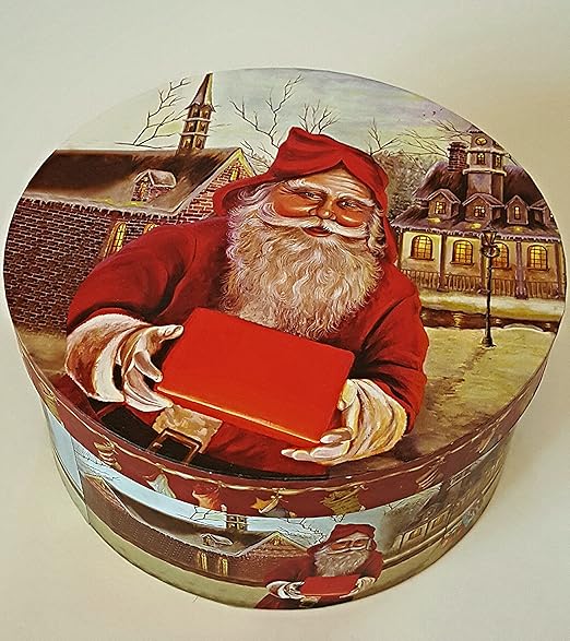 SANTA CHRISTMAS GIFT BOX cardboard Storage box EXTRA LARGE ( SANTA