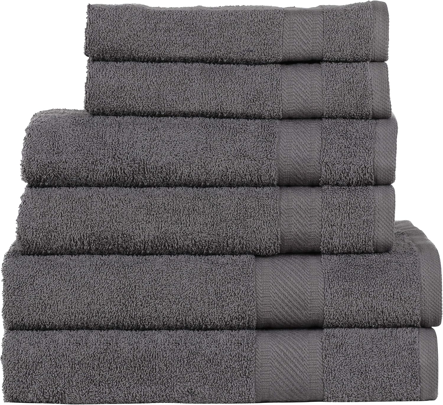 SweetNeedle 6 Piece Towel Set, 2 Bath Towels