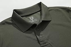 KAOKLRNI Men's Quick-Dry Active Polo Shirts Short