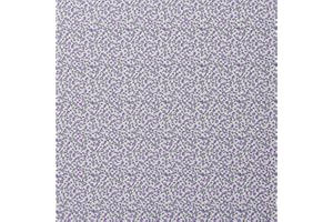 Mook Fabrics Cotton Calico Flowers, Purple Cut by The yard