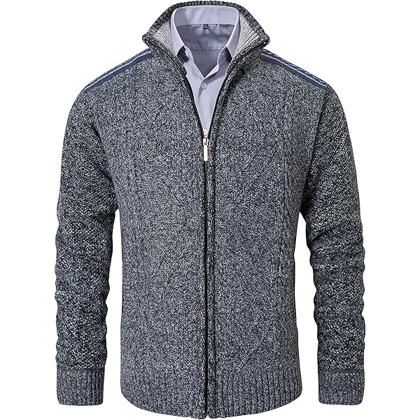 Cashmere Zipper Sweater Men Men's Cardigan Sweaters Full Zip Up