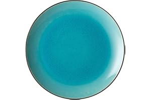UTOPIA WEAR Hospitality Brands HT80002-006 Aqua Coupe Plate 6.25" (Pack of 6)