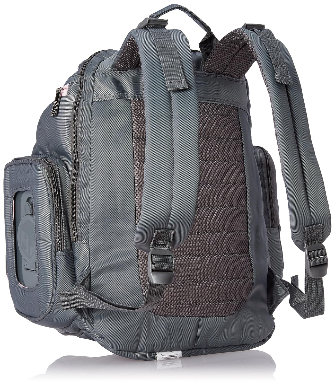 Amazon Com Jeep J Is For Places And Spaces Back Pack Diaper Bag Grey Pink Baby