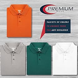 Premium Wear Men's High Moisture Wicking Polo T
