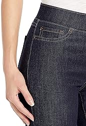 Amazon Essentials Women's Mid-Rise Stretch Pull-On