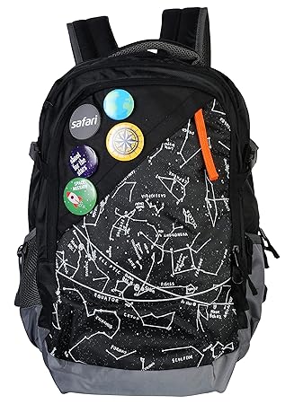 Safari 35 Liters Black Laptop Backpack (constellation blk1)