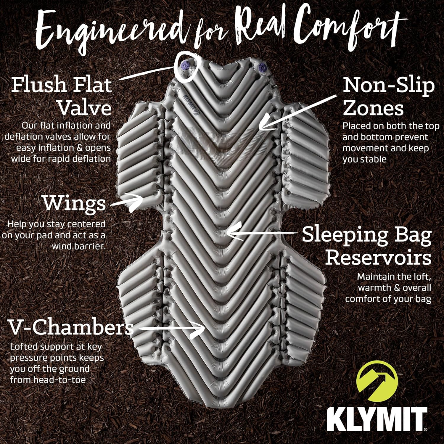klymit sleeping pad hammock