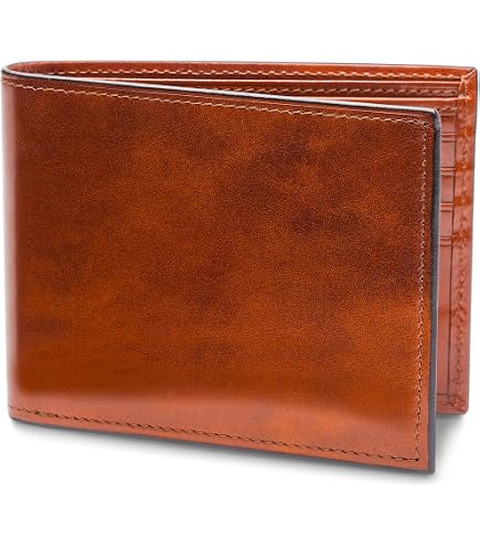 Amazon.com: Filson Bridle Leather Bi-Fold Wallet, Brown : Clothing