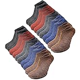 Hycome Men 10 Pairs Women No Show Socks, Low Cut Ankle Sock, Short Socks Casual Socks