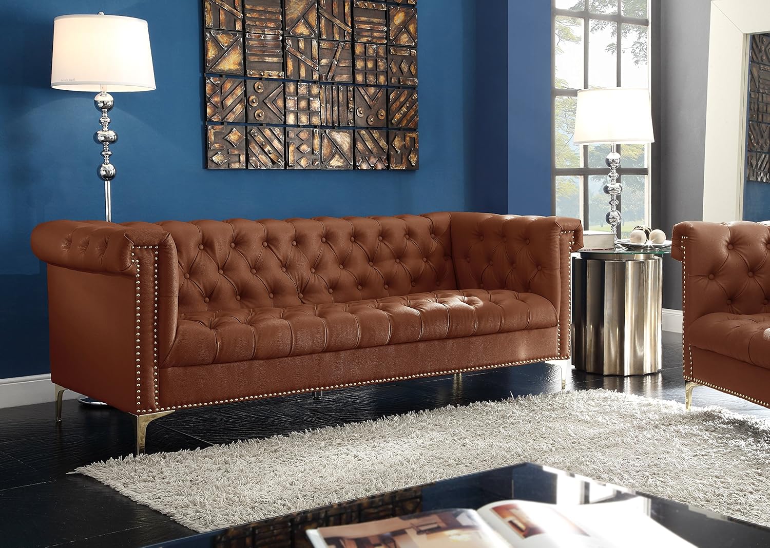 Best Lounge Chair Mid Century Modern Tan Leather