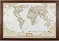 Craig Frames Mappa Del Mondo National Geographic Con Cornice Bianca – 61x91 Cm Per Spilli Da Viaggio