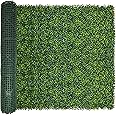 ODTORY Artificial Boxwood Roll Panels,48 X 120 in(40 sqft) UV-Anti Artificial Ivy Privacy Fence Wall Screen for Indoor Outdoor Green Grass Wall Decor & Ivy Fence Covering Privacy