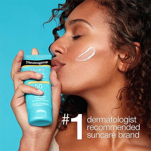 neutrogena hydro boost gel moisturizing sunscreen lotion spf 50