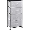 Amazon Basics Fabric 4-Drawer Storage Organizer Unit for Closet, Black