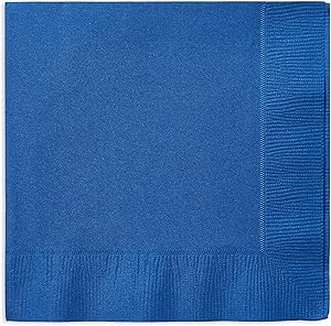 American Greetings Blue Party Supplies, Paper Lunch Napkins (50-Count)