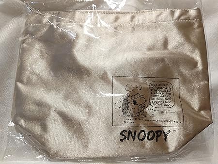 Amazon Snoopy スヌーピー ゴールドサテンバック 大丸松坂屋百貨店 非売品 バッグ 財布 おもちゃ