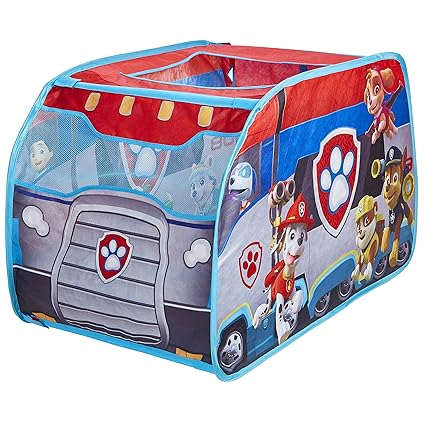 pop up paw patrol chase's truck play tent