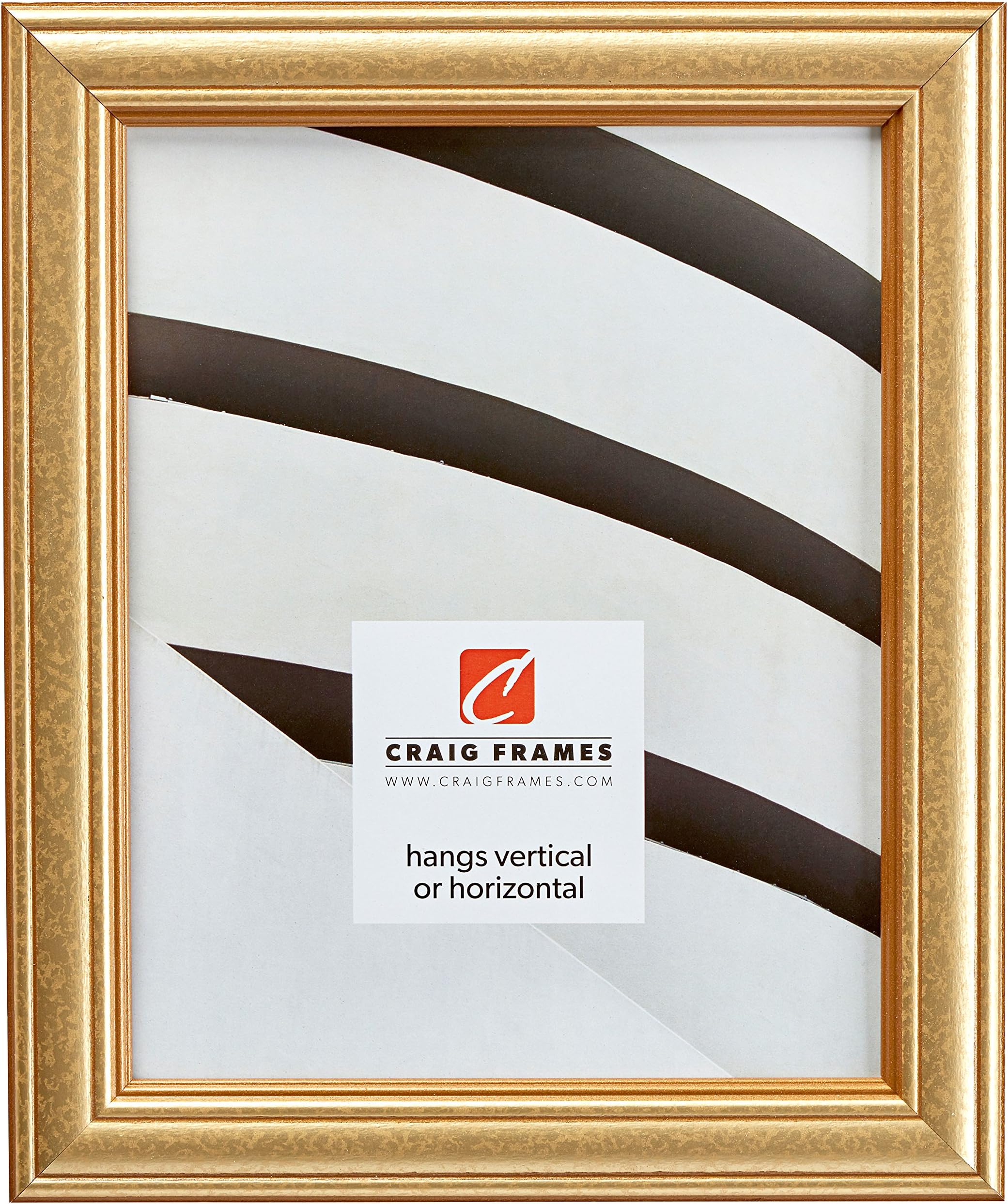Craig Frames Goldstone, Vintage Gold Hardwood Picture Frame, 16 x 20 Inch