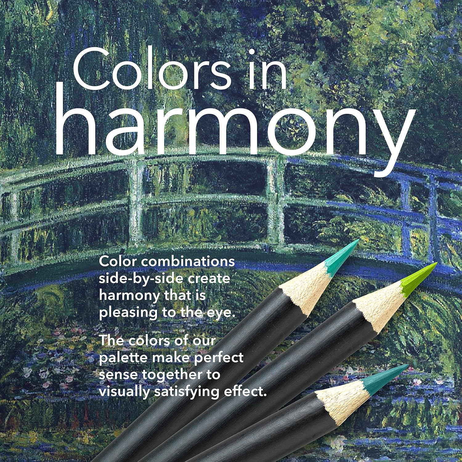 Castle Arts Themed 24 Colored Pencil Set in Tin Box, perfect ‘Monet’ inspired colors. Featuring, smooth colored cores, superior blending & layering performance achieving great results : Office Products