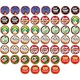 Two Rivers Coffee Flavored Coffee Pods Sampler Compatible with K Cup Brewers Including 2.0, Single Serve Variety Pack, Assorted, 52 Count