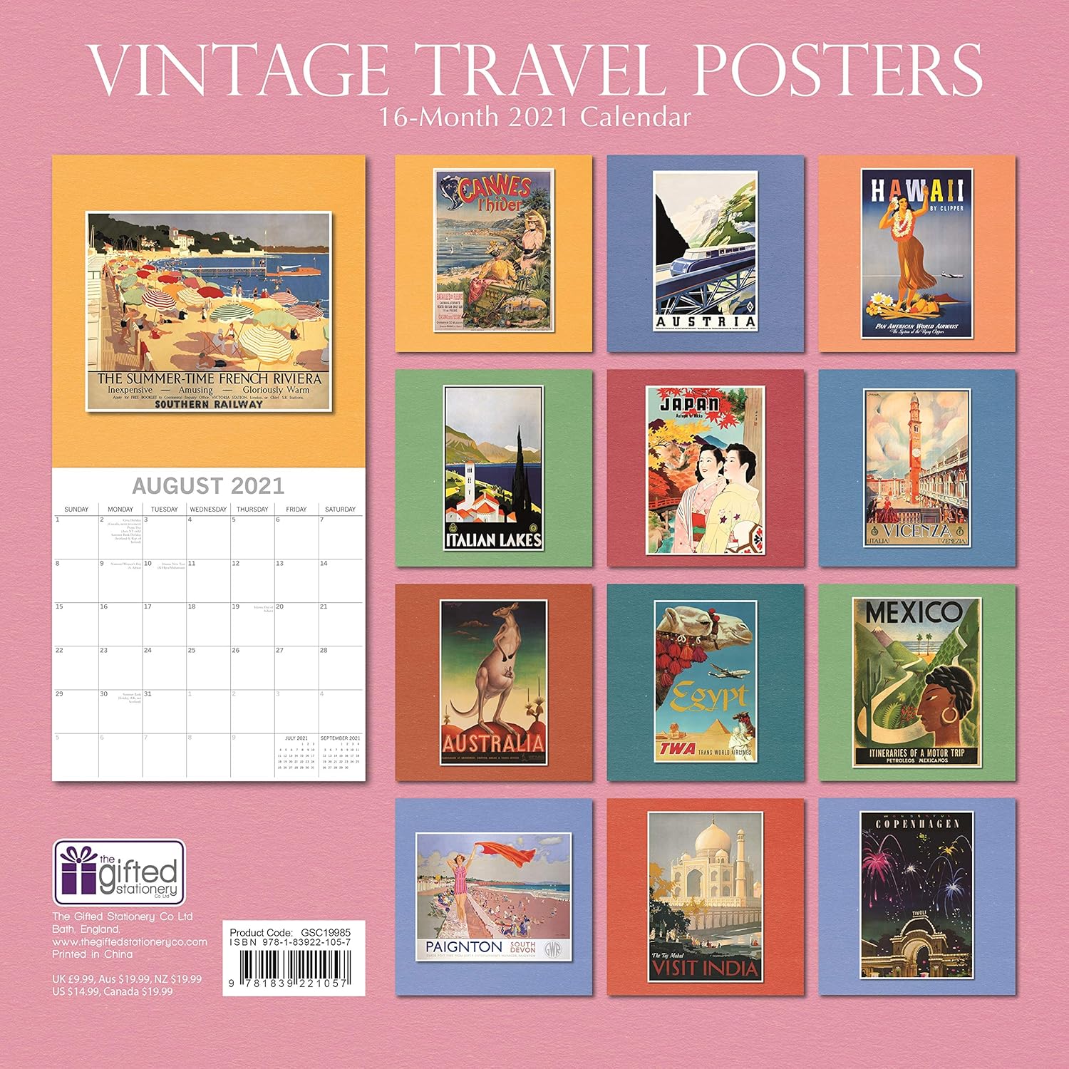 Calendarios, agendas y organizadores personales incluye 180 etiquetas