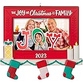 Hallmark Keepsake Christmas Ornament 2023, Family Joy Photo Frame, Picture Gifts