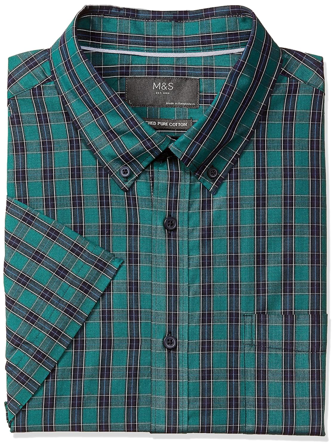 Buy Marks & Spencer Men's Regular Fit Formal Shirt at Amazon.in