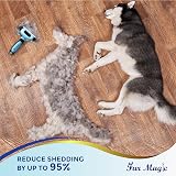 Fur Magic Deshedding Tool & Dematting Comb Bundle – Medium Size view 3
