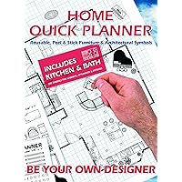 Home Quick Planner: Reusable, Peel & Stick Furniture & Architectural Symbols