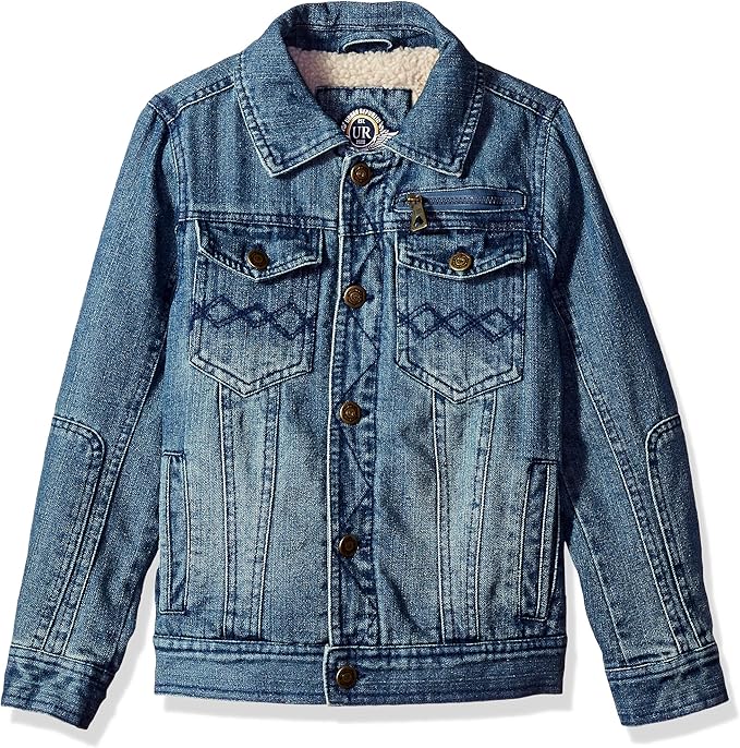 denim jacket with sleeves cotton