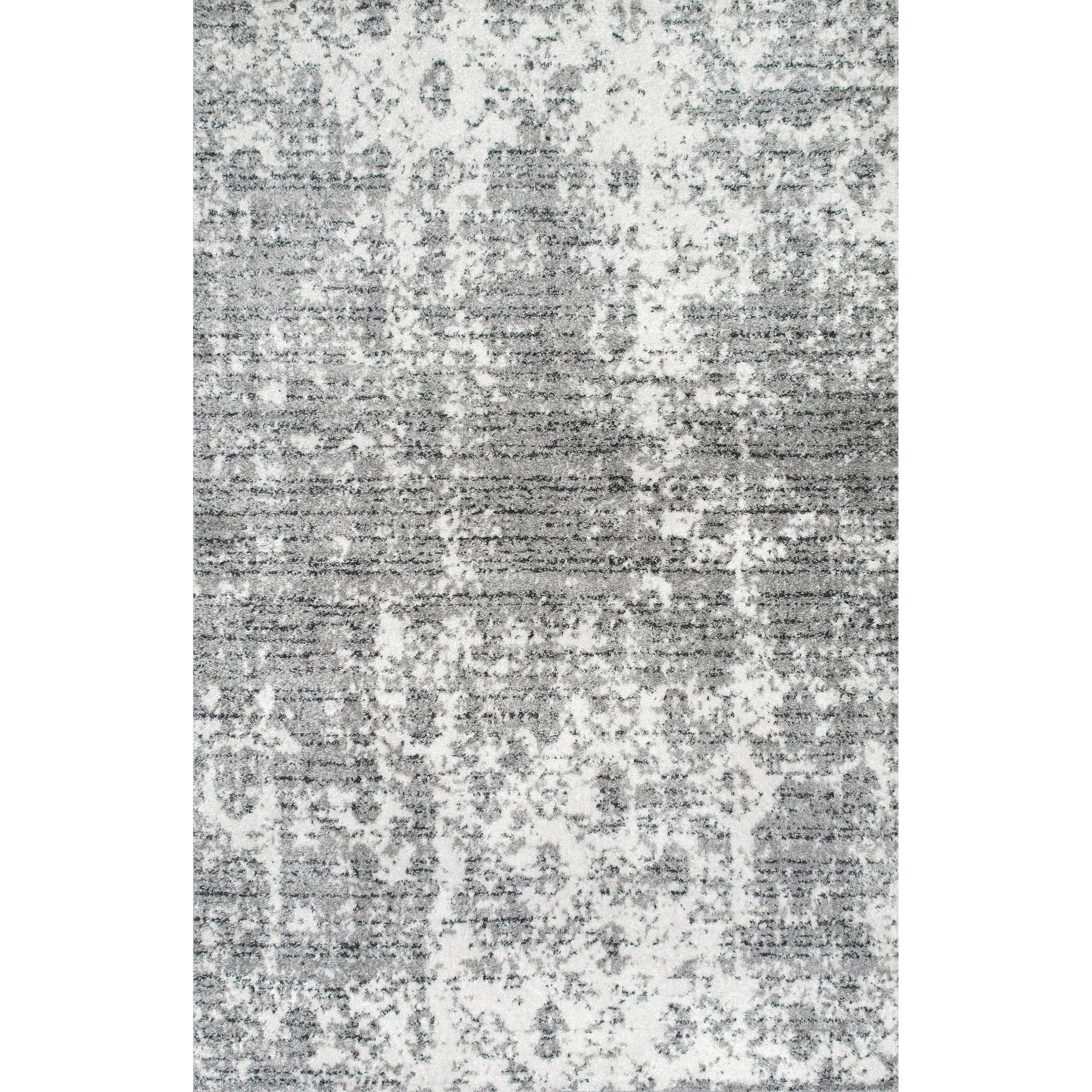 nuLOOM Transitional Mist Misty Shades Deedra Area Rug, 3' x 5', Grey