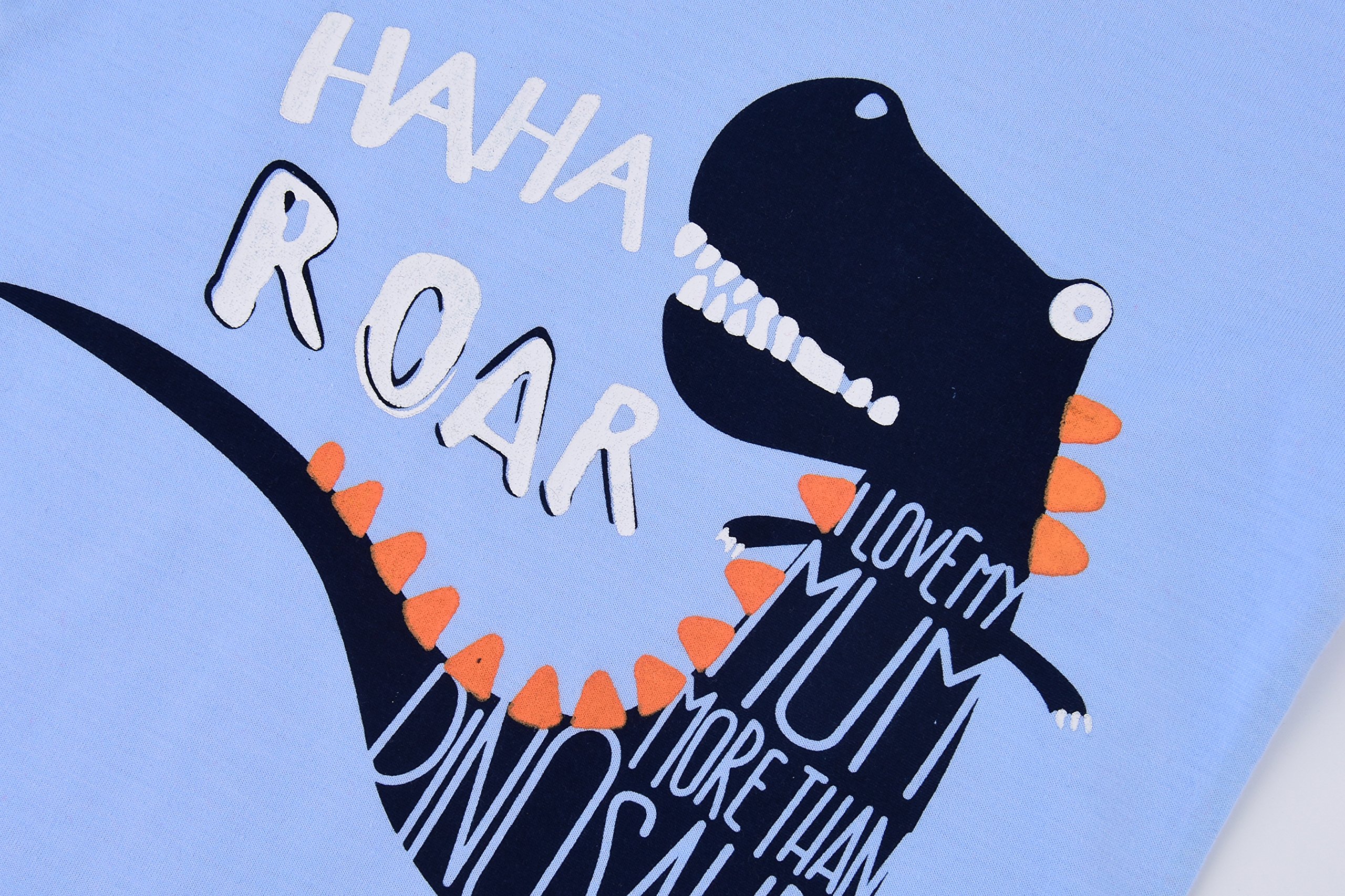 Dhasiue Kids Dinosaur T-Shirt Toddler/Little Boys Short Sleeve Tops Tees