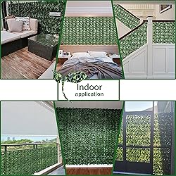 ODTORY Artificial Fence Privacy Screen: 5FT x 20FT