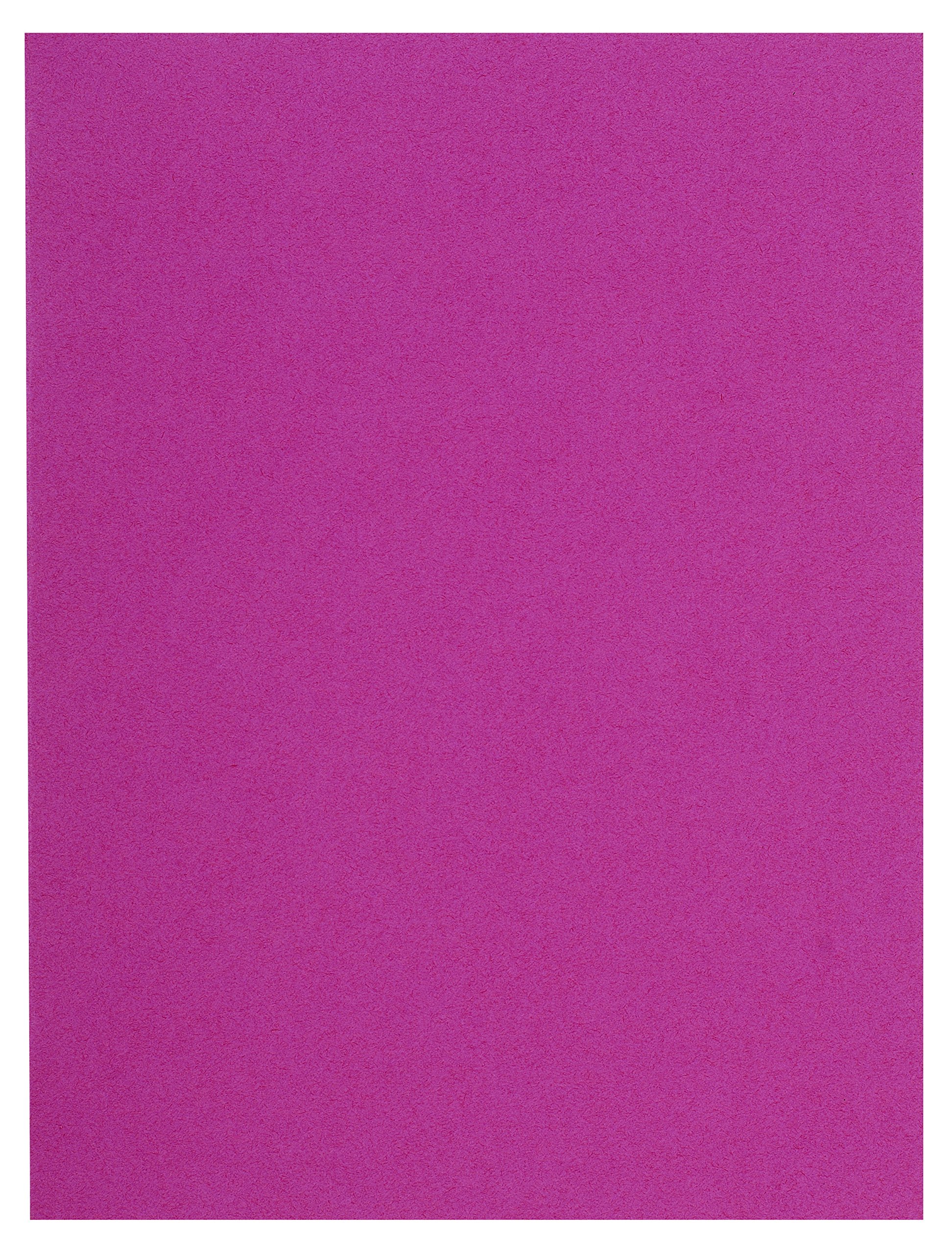 Exacompta - Ref 150020E - Forever Collection - Flash Square Cut Folders - 220 x 310mm in Size, Suitable for A4 Documents, 80gsm Recycled Paper - Fuchsia (100 Pack)