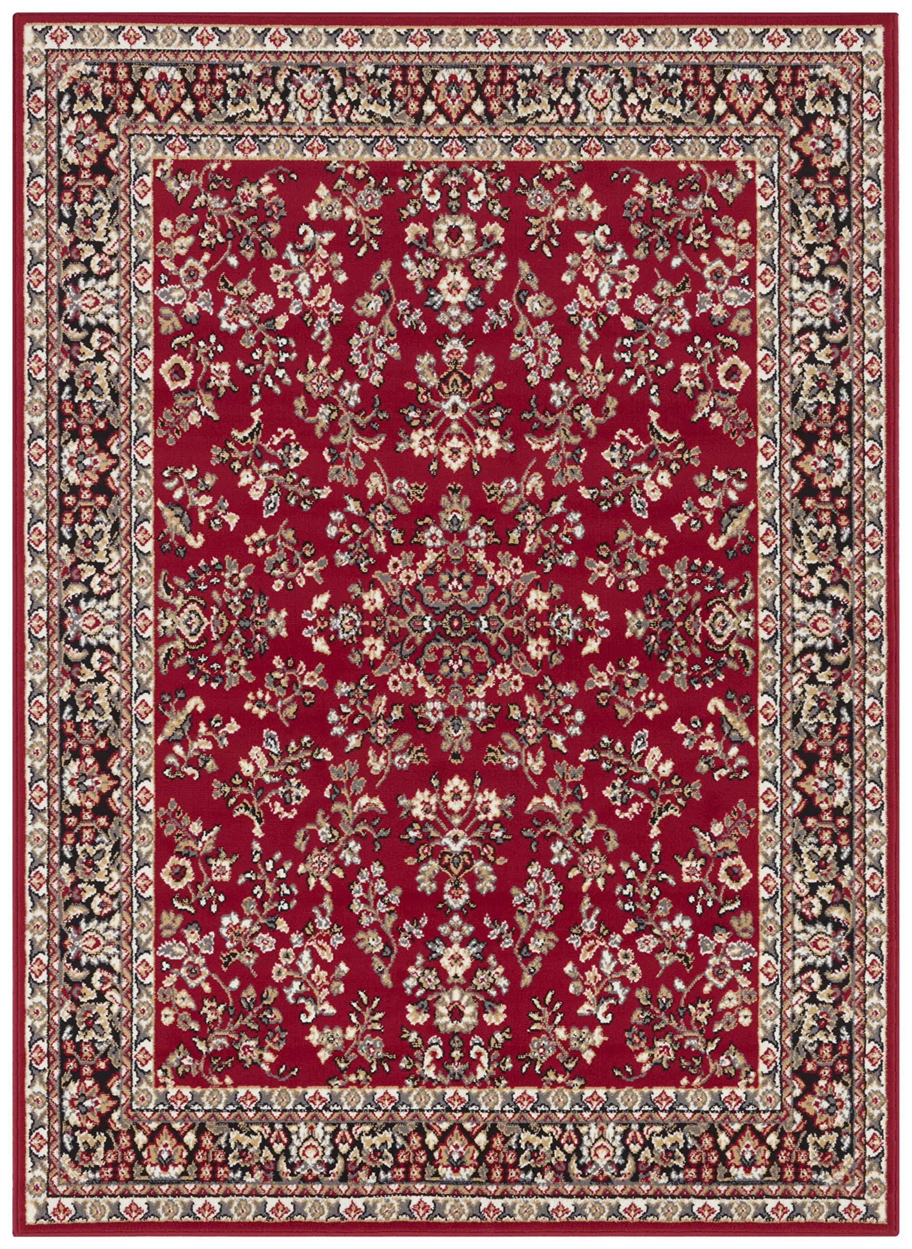 Hanse Home Design Short Pile Living Room Rug Oriental - Zabul Persian Look, Oriental Rug for Dining Room, Living Room, Bedroom - Red, 80 x 250 cm