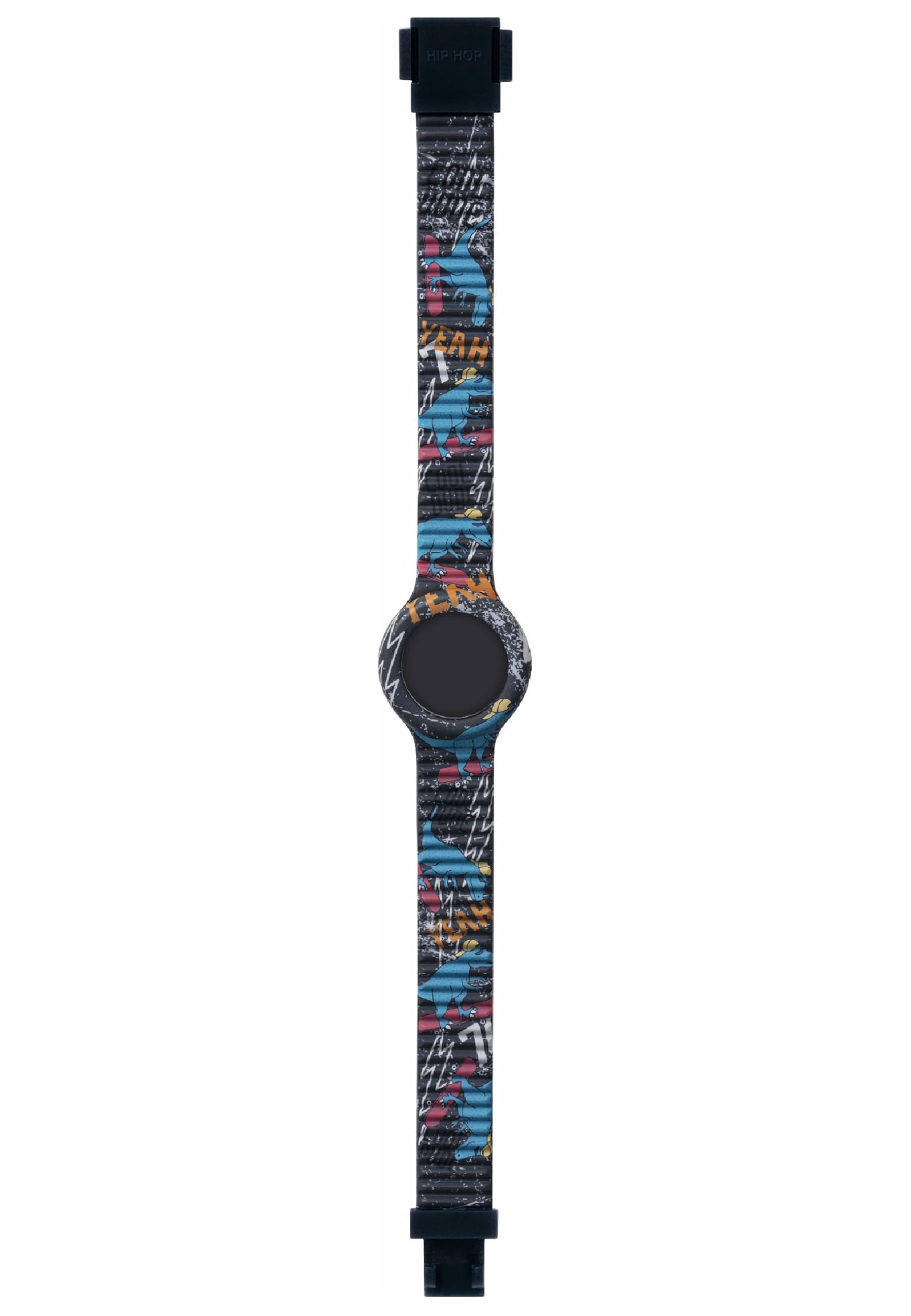 HIP HOP CHILD KIDS FUN Dial MONO-COLOR OTHER AND SILICONE STRAP PRINTED GREY HBU0992