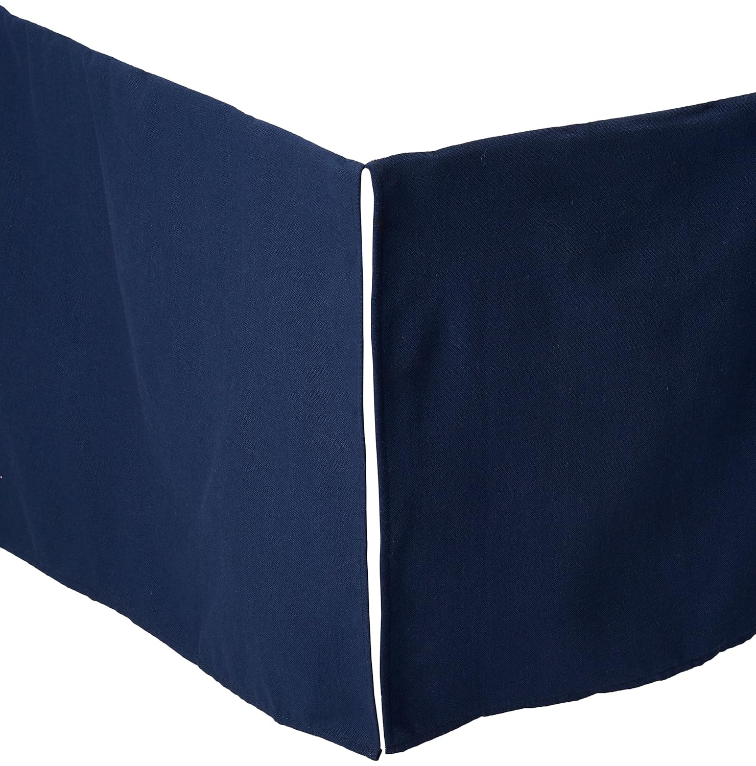 navy crib skirt
