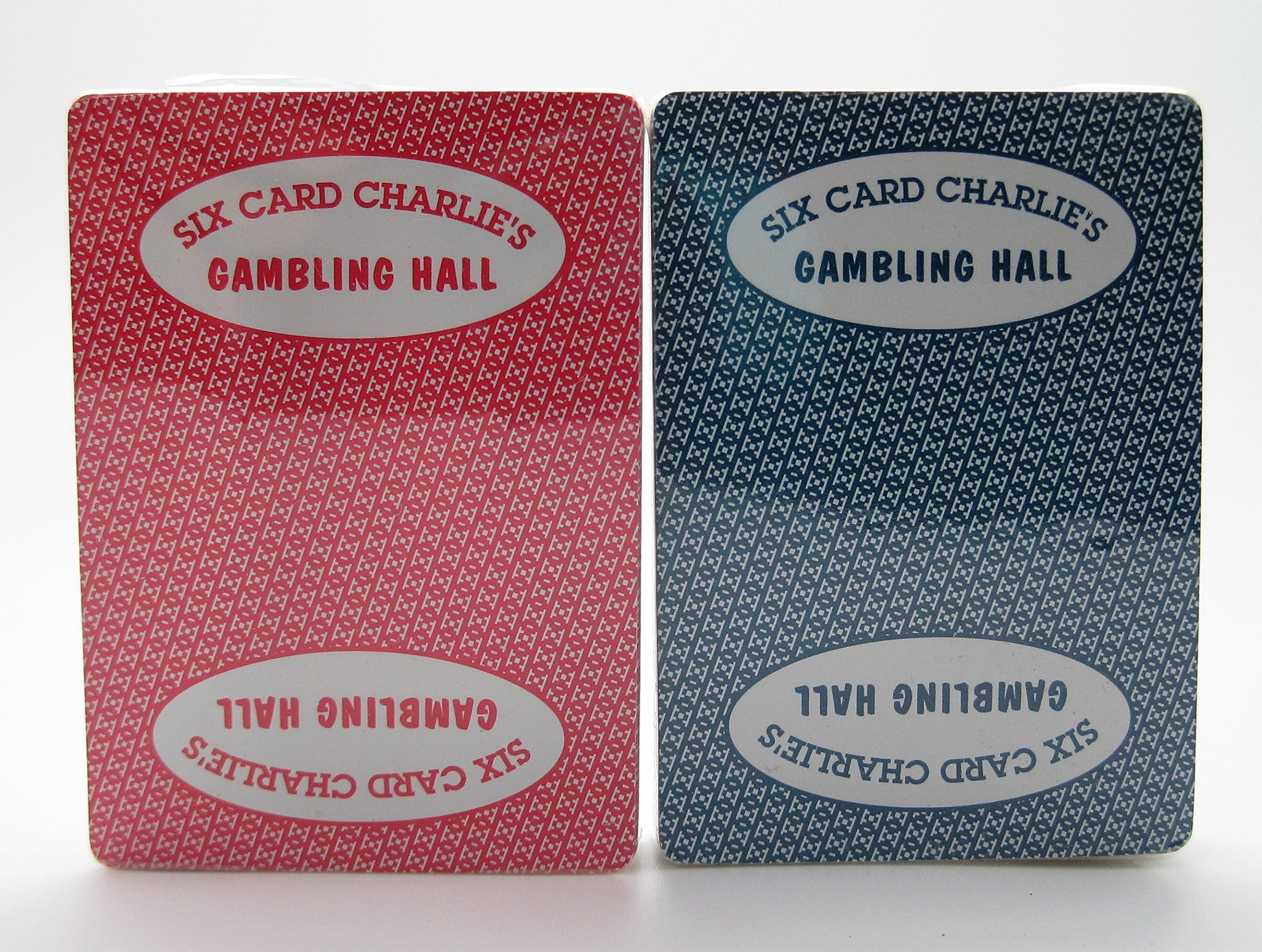 KEM Set of 2 Six Card Charlie's Casino Original KEM Cards 100% Plastic