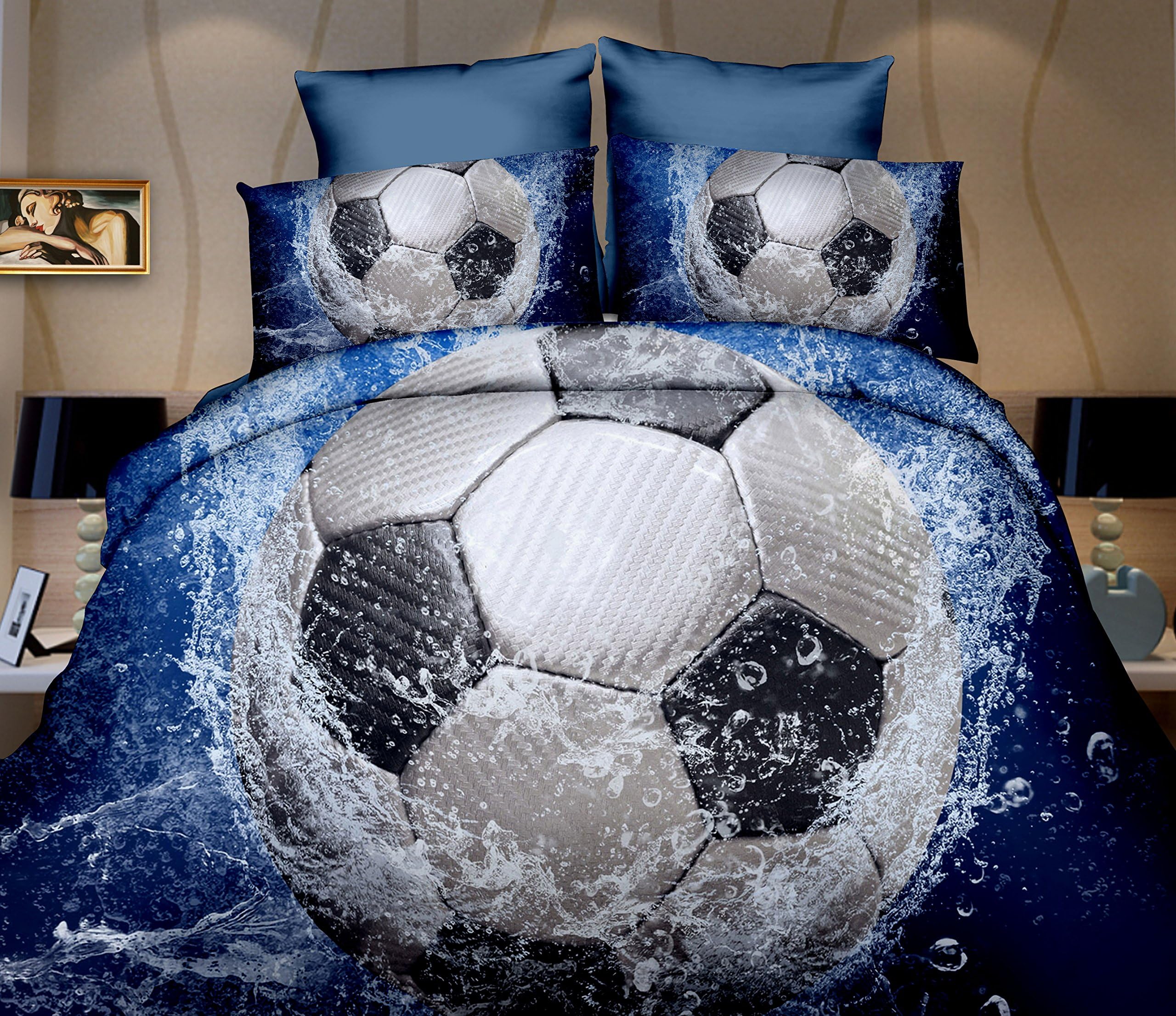 Ball In The Water 3D Premium Bedding Set Single Size 2 pcs + pillowcase 50x75 cm