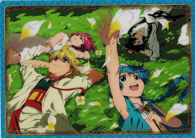 Amazon マギ 下敷き アラジン アリババ モルジアナ 白龍 アニメ 萌えグッズ 通販