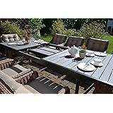 Gartenmbelset Majaneila 7tlg Glaspolyrattan