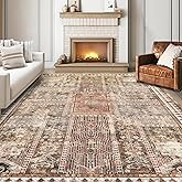 YARNSCAPE Vintage 3' x 5 ' Washable Area Rug - Stylish Indoor Rug for Living, Dining or Bedroom - Lightweight Carpet with Non