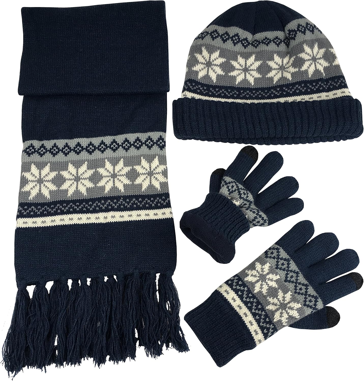 designer hat gloves and scarf set