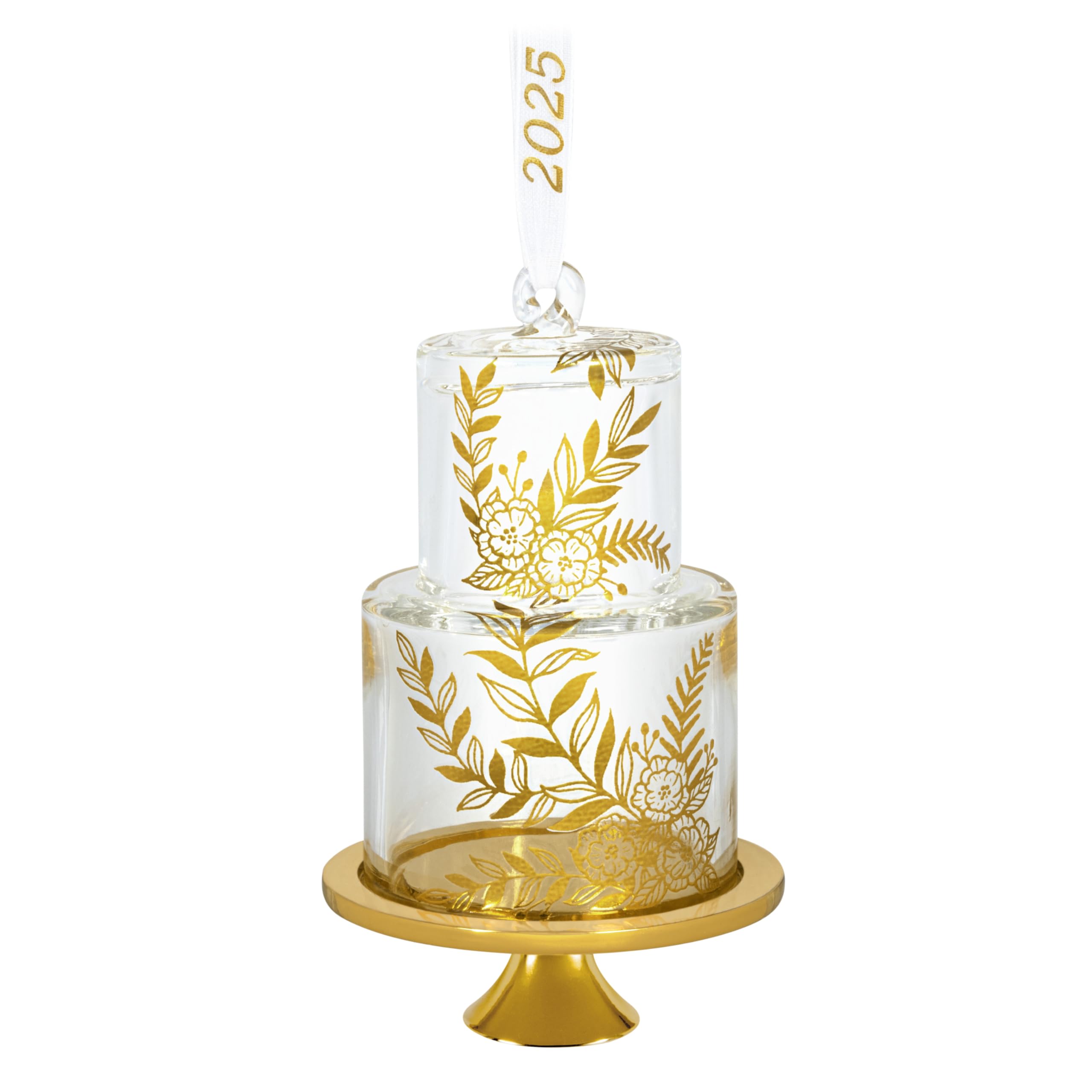 Hallmark Keepsake Christmas Ornament 2025, Our Sweet Beginning 2025, Glass, Wedding Gifts