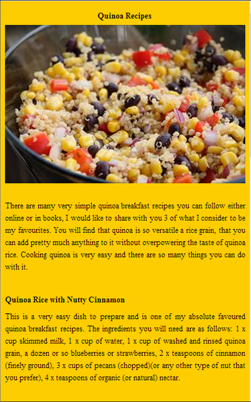 Quinoa Recipes & Tutorials - Thumbnail 3